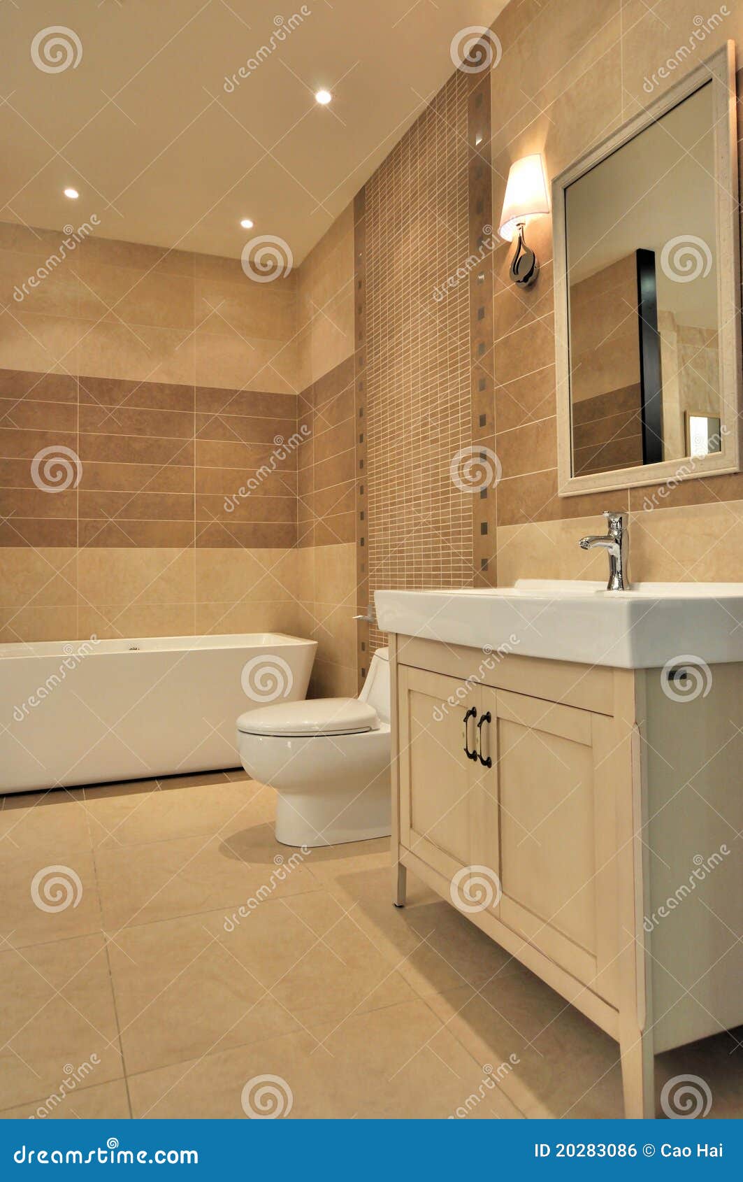 Washroom interior stock photo. Image of mirror, water 